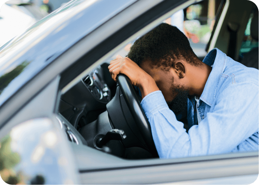 Driver distressed